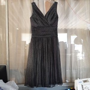 Black Metallic Dress